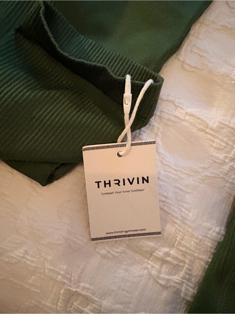Thrivin Forest Green Active Bottoms